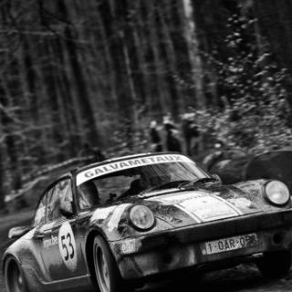 Rally car phone wallpaper