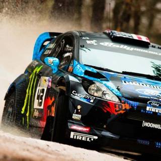 Rally car phone wallpaper