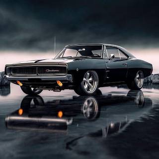 Old Dodge phone wallpaper