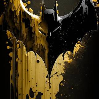 Batman gold iPhone wallpaper