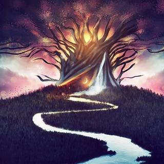 Spiritual art wallpaper