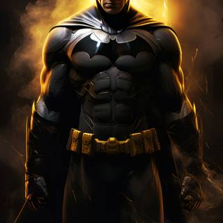 Batman gold iPhone wallpaper