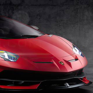 Red Lamborghini iPhone wallpaper