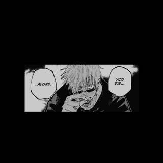 Gojo manga phone wallpaper