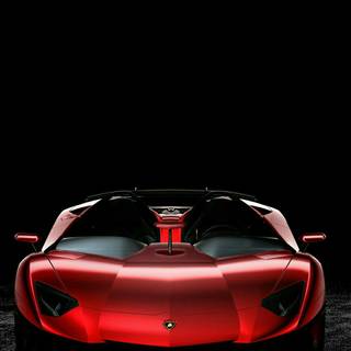 Red Lamborghini iPhone wallpaper