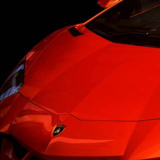 Red Lamborghini iPhone wallpaper