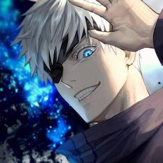 Gojo manga phone wallpaper