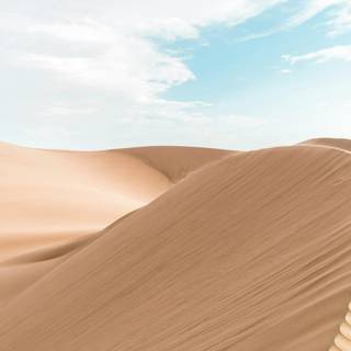 Sand dunes 4k wallpaper