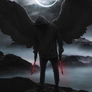 iPhone angel wallpaper