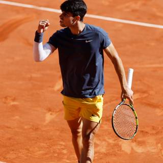 Carlos Alcaraz Roland Garros Champion 2024 wallpaper
