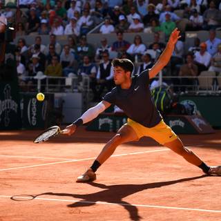 Carlos Alcaraz Roland Garros Champion 2024 wallpaper