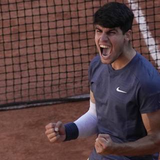 Carlos Alcaraz Roland Garros Champion 2024 wallpaper