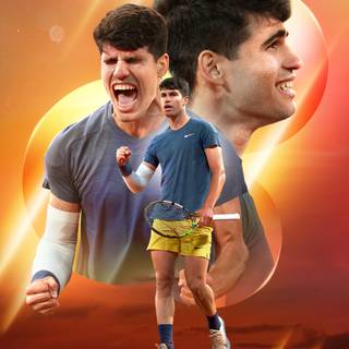 Carlos Alcaraz Roland Garros Champion 2024 wallpaper