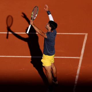 Carlos Alcaraz Roland Garros Champion 2024 wallpaper