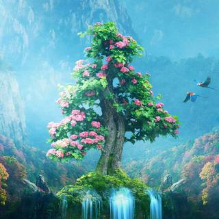 Nature pixel wallpaper