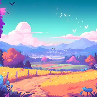 Nature pixel wallpaper