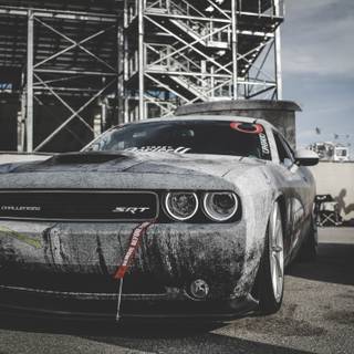 Desktop Dodge Challenger 4k wallpaper
