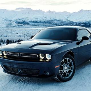 Desktop Dodge Challenger 4k wallpaper