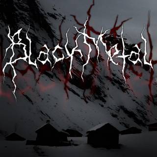 Black metal phone wallpaper