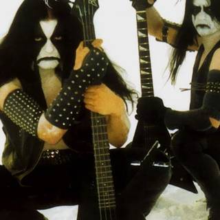 Black metal phone wallpaper