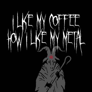 Black metal phone wallpaper