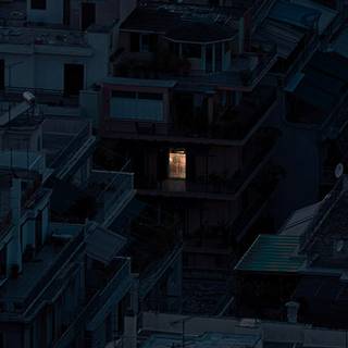 Dark minimal iOS wallpaper