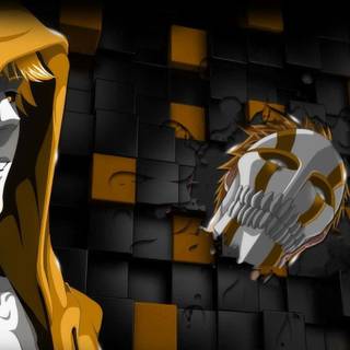 Yellow anime PC wallpaper