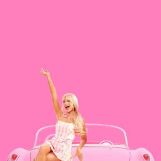 Barbie car wallpaper