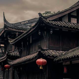 Ancient building wallpaper