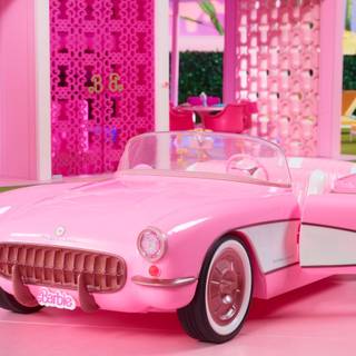 Barbie car wallpaper