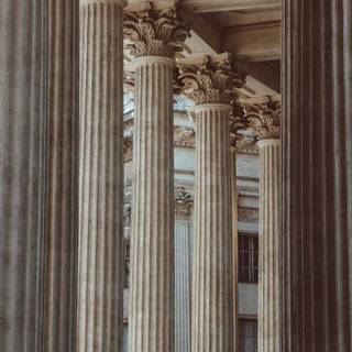 Ancient building wallpaper