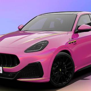 Barbie car wallpaper