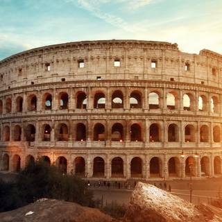 Ancient building wallpaper