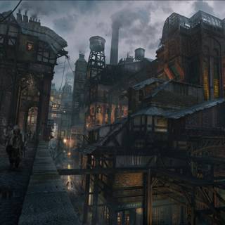 Ancient building wallpaper