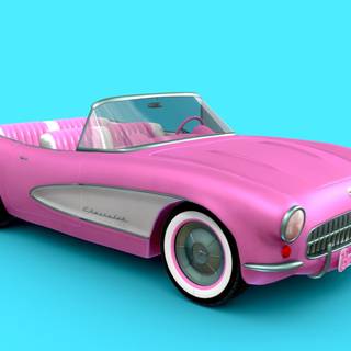 Barbie car wallpaper