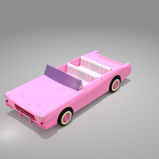 Barbie car wallpaper