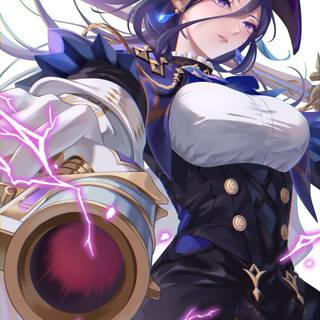 Clorinde phone wallpaper