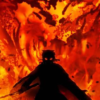 Rengoku Kyojuro iPhone wallpaper