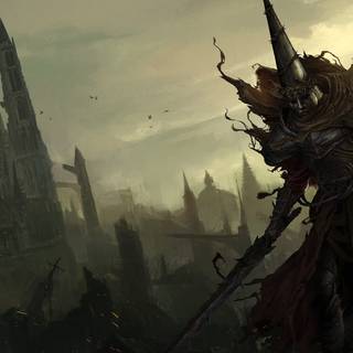 Blasphemous desktop wallpaper