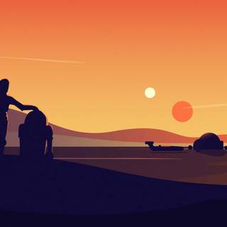 Tatooine HD desktop wallpaper