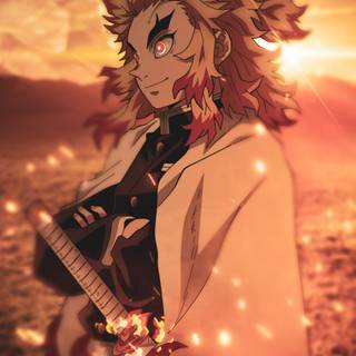 Rengoku Kyojuro iPhone wallpaper