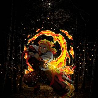 Rengoku Kyojuro iPhone wallpaper