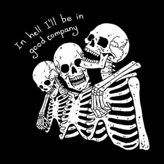 Emo skeleton mobile wallpaper