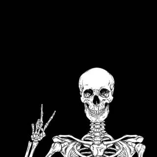 Emo skeleton mobile wallpaper