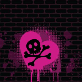 Emo skeleton mobile wallpaper