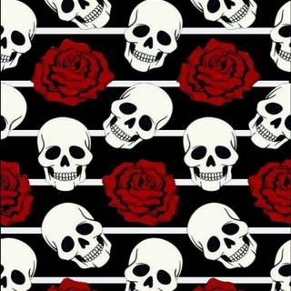Emo skeleton mobile wallpaper
