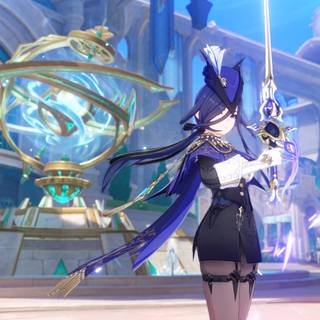 Clorinde desktop wallpaper