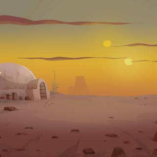 Tatooine HD desktop wallpaper