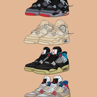 iPhone Jordan 4 wallpaper