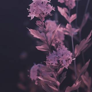 Purple flower phone wallpaper
